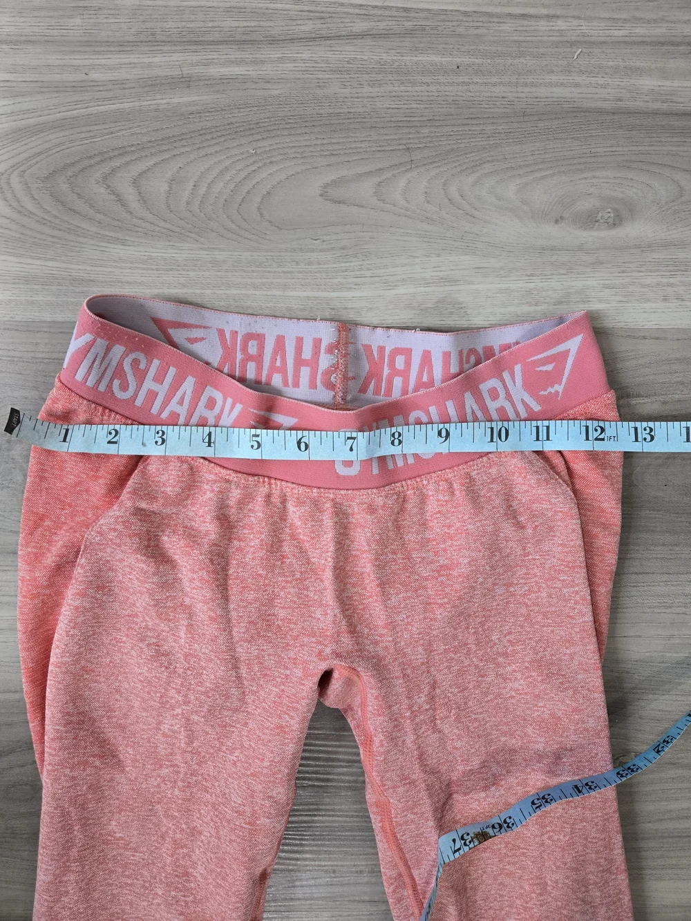 Gymshark Pink Coral Seamless Leggings